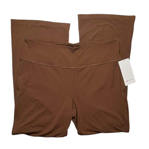 Lululemon Groove Super-High-Rise Flared Pant Roasted Brown Size 20 - Picture 2 of 5
